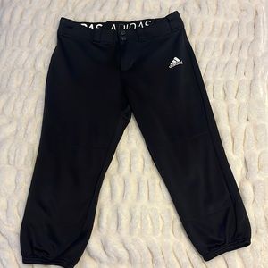 Black Adidas Women's Softball Pants